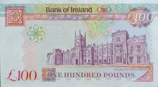Northern Ireland 100 Pounds, 1995-2005 reverse