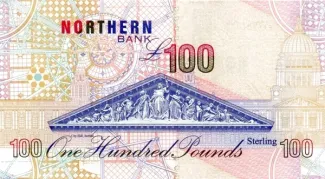 Northern Ireland 100 Pounds, 1999 reverse