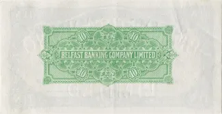 Northern Ireland 10 Pounds, 1923-1965 reverse