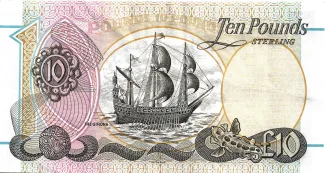 Northern Ireland 10 Pounds, 1998-2012 reverse