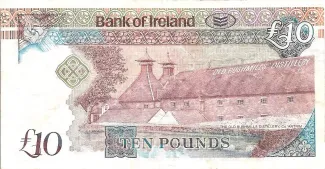 Northern Ireland 10 Pounds, 2008 P-84 reverse