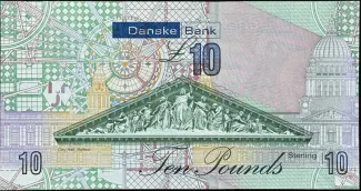 Northern Ireland 10 Pounds, 2013 reverse
