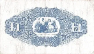 Northern Ireland 1 Pound, 1929-1934 reverse