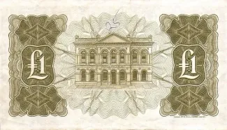 Northern Ireland 1 Pound, 1954-1965 reverse