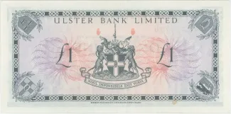 Northern Ireland 1 Pound, 1971-1976 reverse