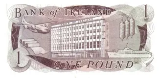 Northern Ireland 1 Pound, 1972-1978 reverse