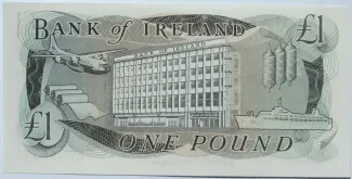 Northern Ireland 1 Pound, 1980-1989 reverse