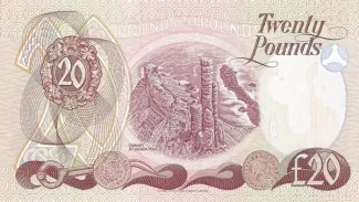 Northern Ireland 20 Pounds, 1981 reverse
