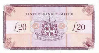 Northern Ireland 20 Pounds, 1996-2006 reverse