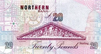Northern Ireland 20 Pounds, 1997-1999 reverse