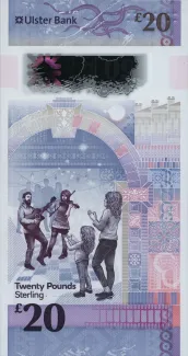 Northern Ireland 20 Pounds, 2021-2023 reverse