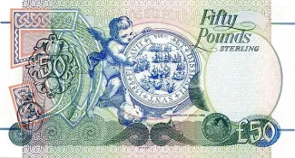 Northern Ireland 50 Pounds, 1994 reverse