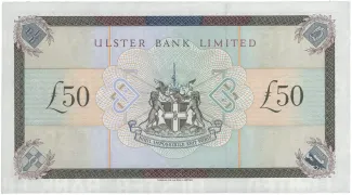 Northern Ireland 50 Pounds, 1997 reverse