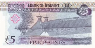 Northern Ireland 5 Pounds, 2008 P-83 reverse