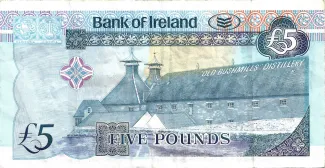 Northern Ireland 5 Pounds, 2013 reverse