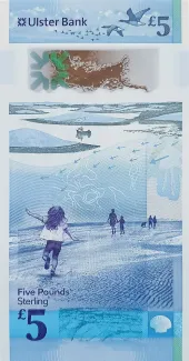 Northern Ireland 5 Pounds, 2018 reverse