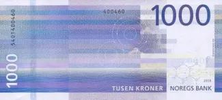 Norway 1.000 Kroner, 2019 reverse