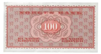 Norway 100 Kroner, 1985-1990 reverse