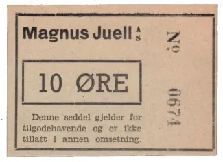 Norway 10 Øre,  obverse