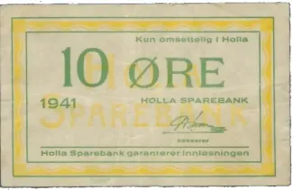 Norway 10 Øre, 1941 obverse