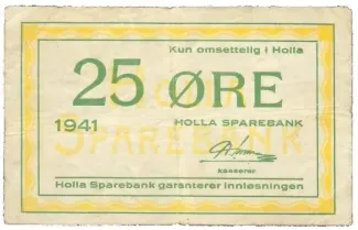Norway 25 Øre, 1941 obverse