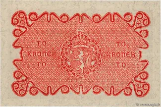 Norway 2 Kroner "Rødegardister", 1918-1922 reverse