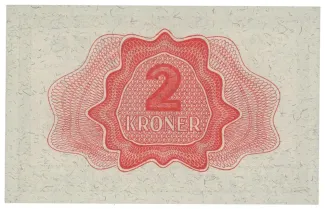 Norway 2 Kroner, 1940-1950 reverse
