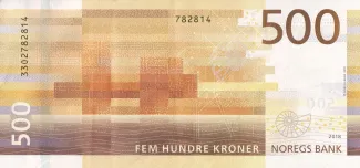 Norway 500 Kroner, 2018 reverse