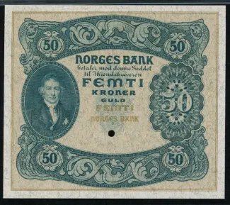 Norway 50 Kroner, 1900-1901 obverse