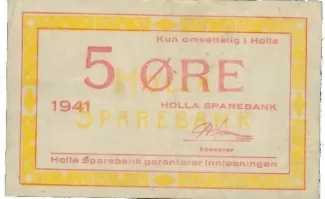 Norway 5 Øre, 1941 obverse