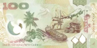Papua New Guinea 100 Kina, 2010 P-43 reverse