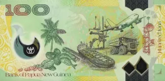 Papua New Guinea 100 Kina, 2013 P-46 reverse