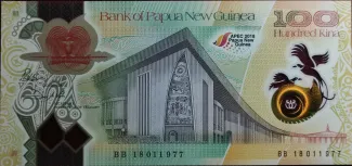 Papua New Guinea 100 Kina, 2018 obverse