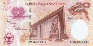 Papua New Guinea 20 Kina, 2008