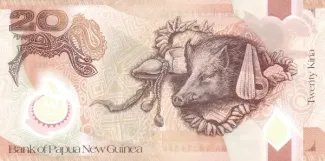 Papua New Guinea 20 Kina, 2010 P-41 reverse