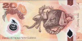 Papua New Guinea 20 Kina, 2021 reverse