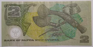 Papua New Guinea 2 Kina, 2000 P-21 reverse