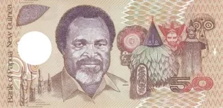 Papua New Guinea 50 Kina, 2000 P-25 reverse