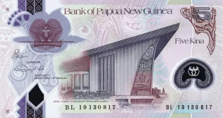 Papua New Guinea 5 Kina, 2021 image
