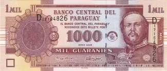 Paraguay 1.000 Guaranies, 2005 image
