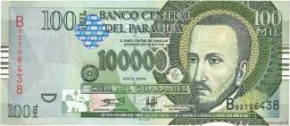 Paraguay 100.000 Guaranies, 2004 image