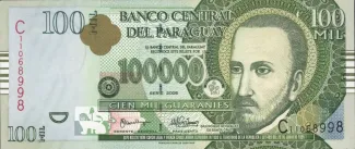 Paraguay 100.000 Guaranies, 2005 image