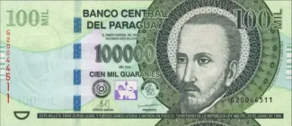 Paraguay 100.000 Guaranies, 2013 image