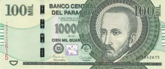 Paraguay 100.000 Guaranies, 2021 image