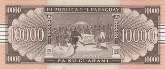 Paraguay 10.000 Guaranies, 2015-2022 reverse