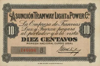 Paraguay 10 Centavos, 1913-1915 obverse