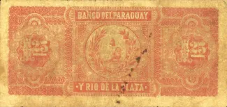 Paraguay 1.25 Pesos, 1889 reverse