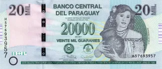 Paraguay 20.000 Guaranies, 2024 image