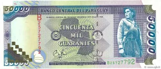 Paraguay 50.000 Guaranies, 1998 image