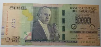 Paraguay 50.000 Guaranies, 2011 image